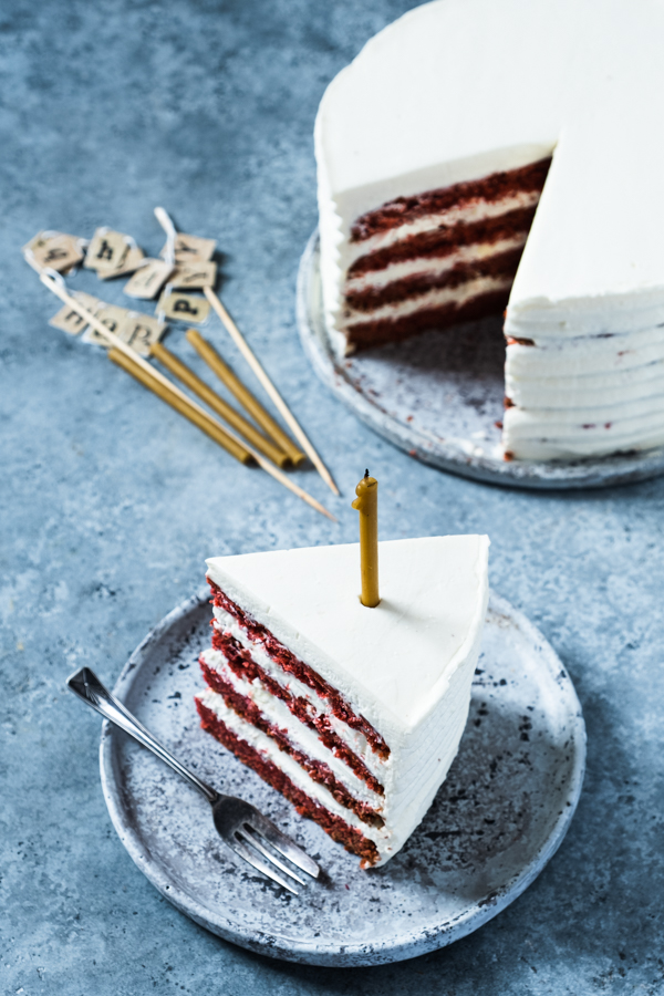 Bezglutenowe red velvet cake